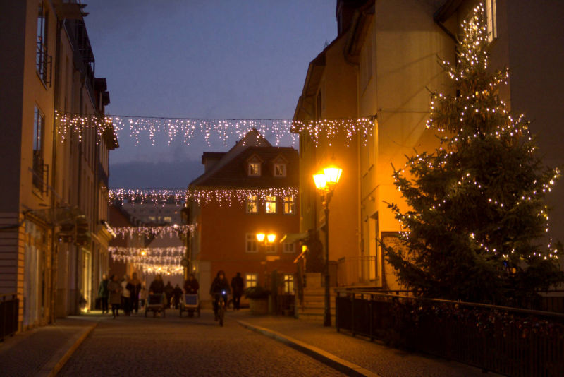 Erfurt Überspannungen Weihnachtsbeleuchtung