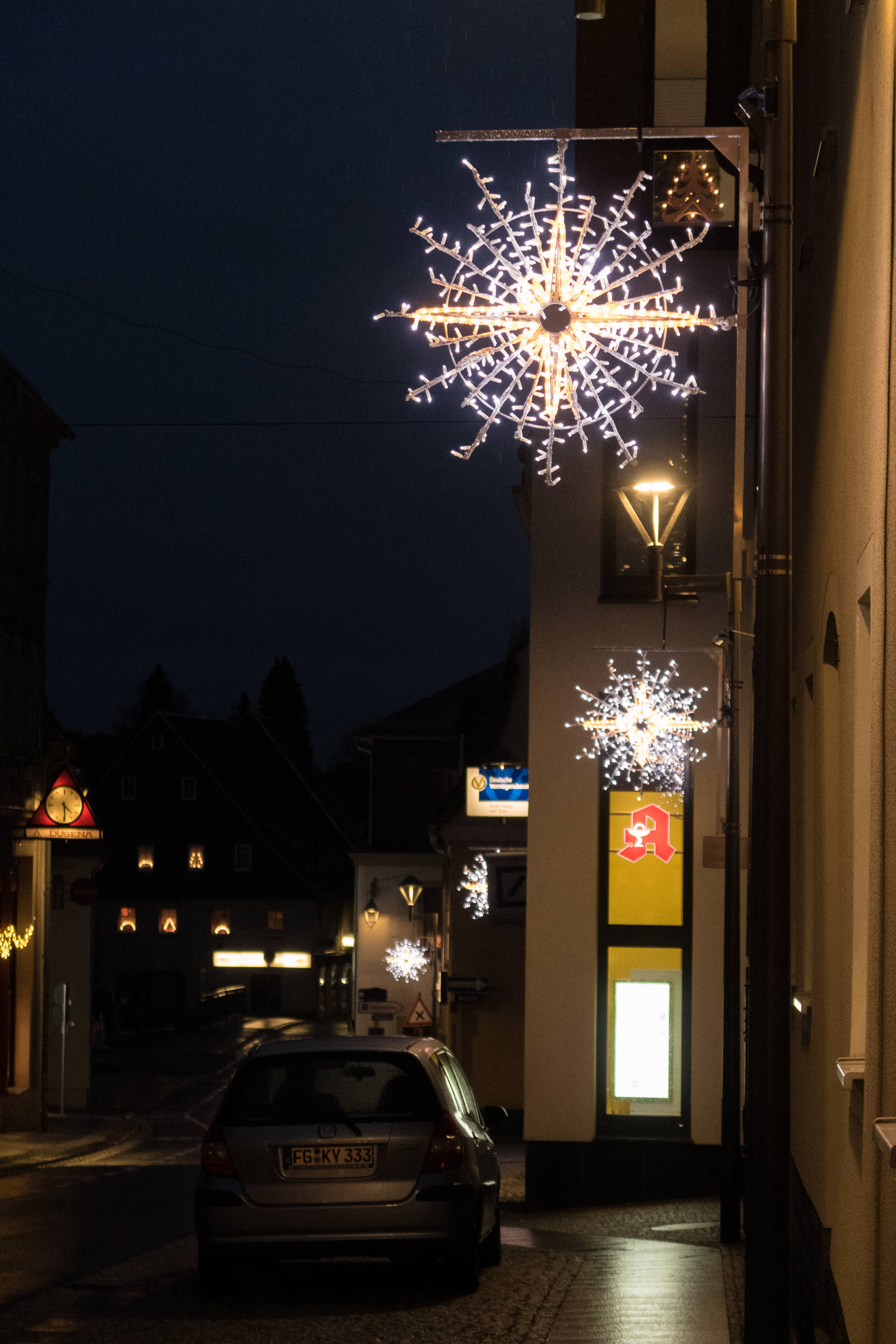 Frankenberg Sachsen Straßenbeleuchtung