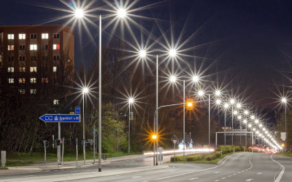 LED Lampen Straßen Beleuchtung